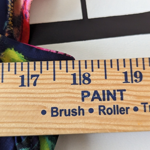 Julia Jordan Navy Floral Print Fit & Flare Dress Size 8 - Picture 14 of 16